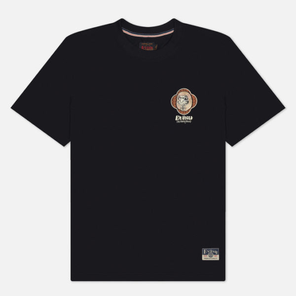 Мужская футболка Evisu Multi-Hanafuda Patches Printed