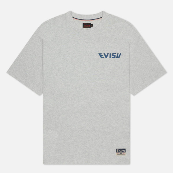 Мужская футболка Evisu GodHead Printed Seagull Embroidery