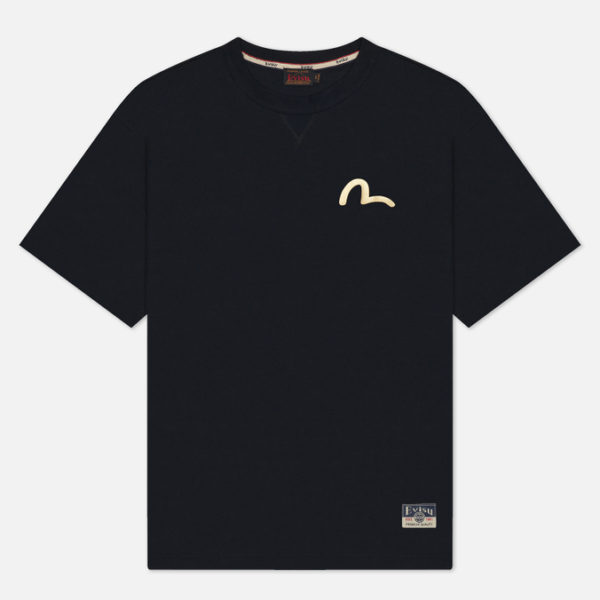 Мужская футболка Evisu Seagull Print Kamon Applique