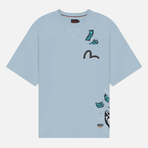 Мужская толстовка Evisu Diamond Daruma Printed