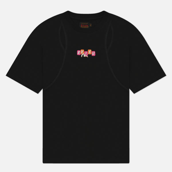 Женская футболка Evisu Daruma Doughnut Printed