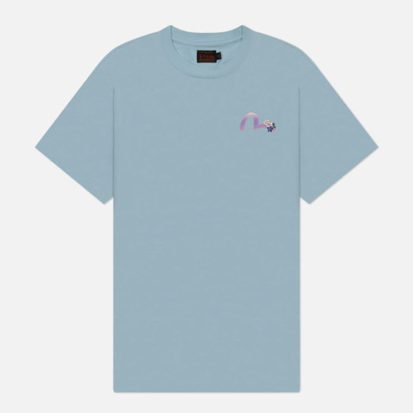 Женская футболка Evisu Printed Cranes Floral Daicock Seagull Boyfriend