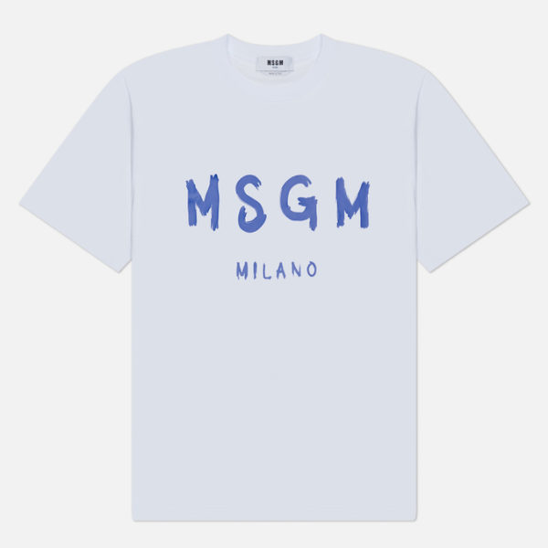 Мужская футболка MSGM Brush Stroke Logo
