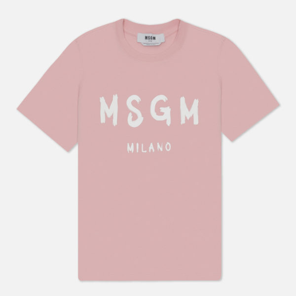 Мужская футболка MSGM Brush Stroke Logo