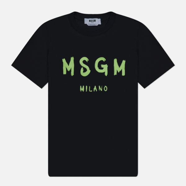 Мужская футболка MSGM Brush Stroke Logo