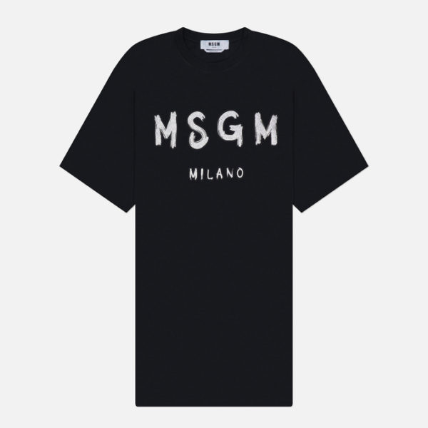 Женское платье MSGM Brush Stroke Glitter Print
