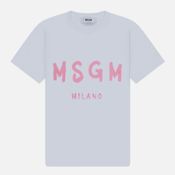 Женская футболка MSGM Brush Stroke Print