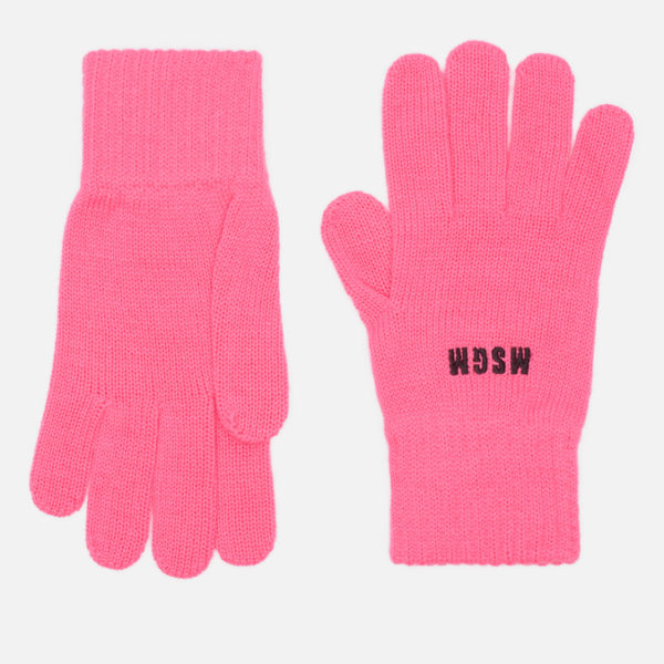 Перчатки MSGM W Embroidered Micrologo