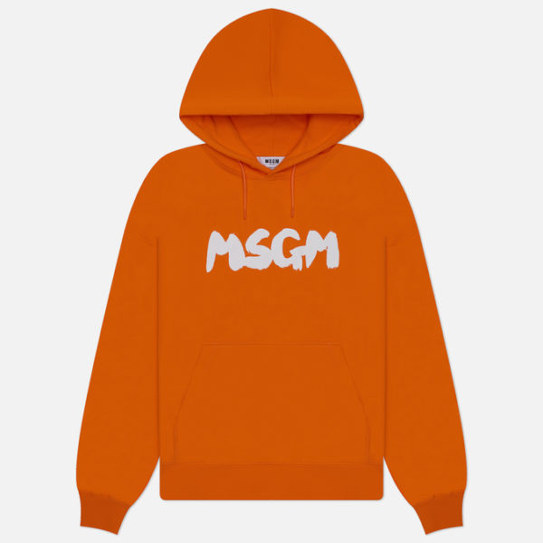 Мужская толстовка MSGM New Brosh Stroke Logo Hoodie