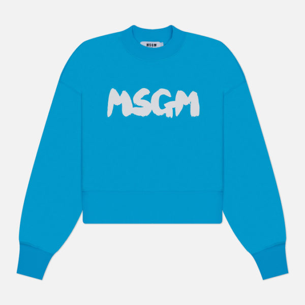 Женская толстовка MSGM New Logo Brush Print
