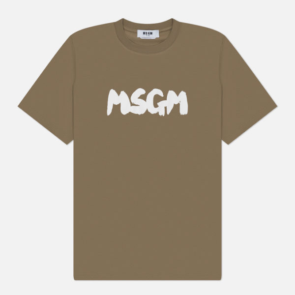 Мужская футболка MSGM New Brush Sroke Logo