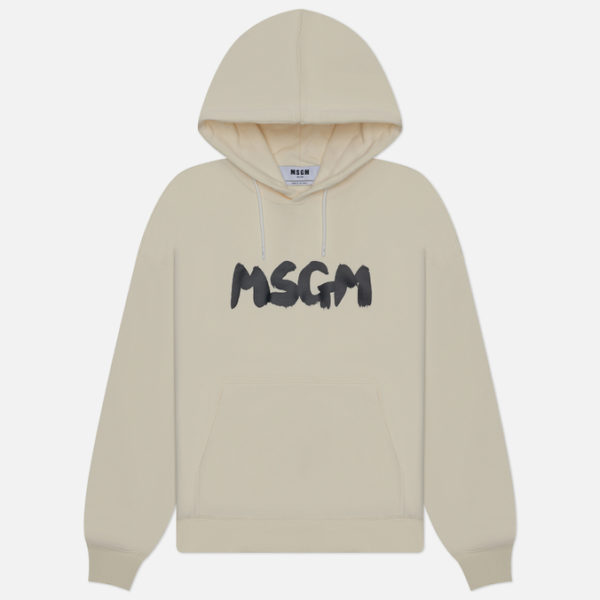 Мужская толстовка MSGM New Brush Stroke Logo Hoodie