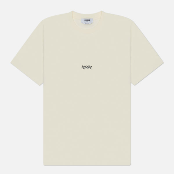 Мужская футболка MSGM Micro Racing Brush Stroke Print