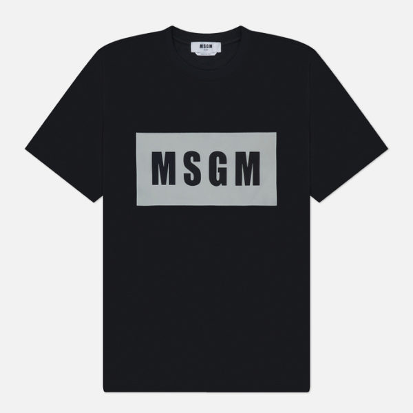 Мужская футболка MSGM Box Macrologo Print