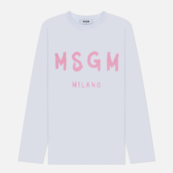 Женский лонгслив MSGM MSGM Milano Brush Stroke