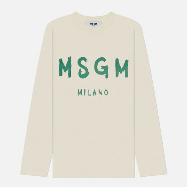 Женский лонгслив MSGM MSGM Milano Brush Stroke