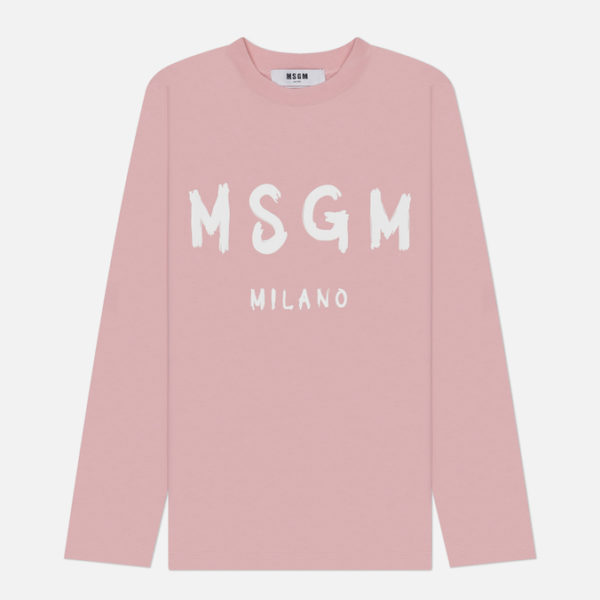 Женский лонгслив MSGM MSGM Milano Brush Stroke