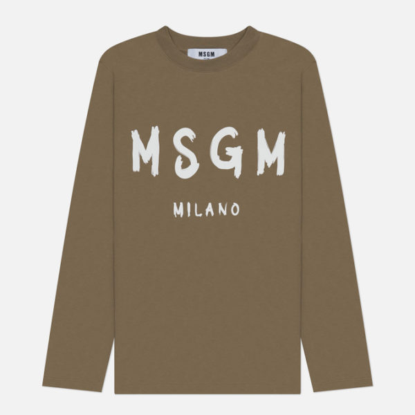 Женский лонгслив MSGM MSGM Milano Brush Stroke