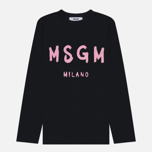 Женский лонгслив MSGM MSGM Milano Brush Stroke
