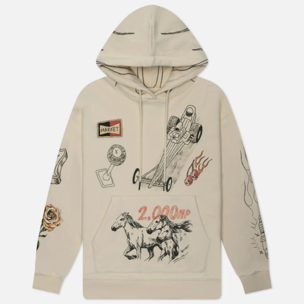 Мужская толстовка MARKET Horsepower Hoodie