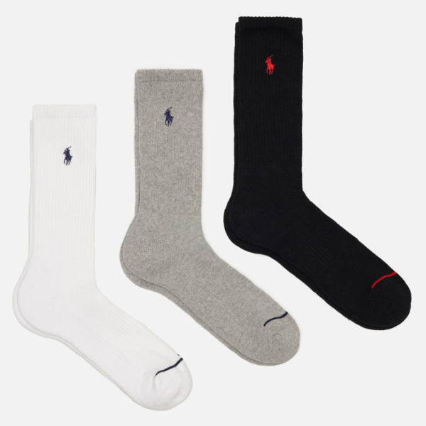 Комплект носков Polo Ralph Lauren Athletic Crew 3-Pack