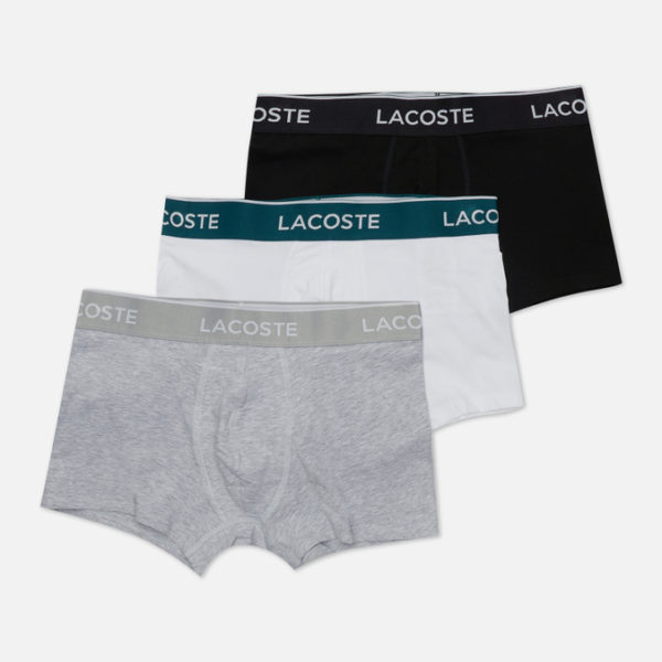 Комплект мужских трусов Lacoste 3-Pack Boxer Casual