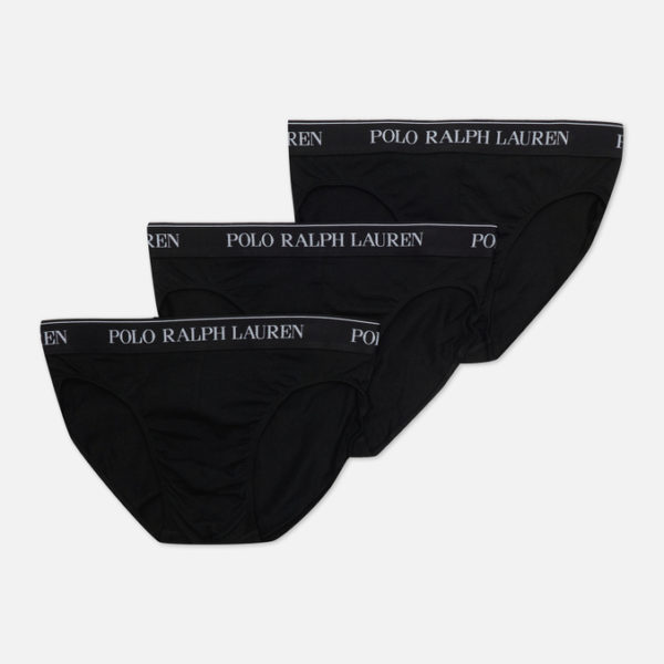Комплект мужских трусов Polo Ralph Lauren BCI Cotton/Elastane Low Rise Brief 3-Pack