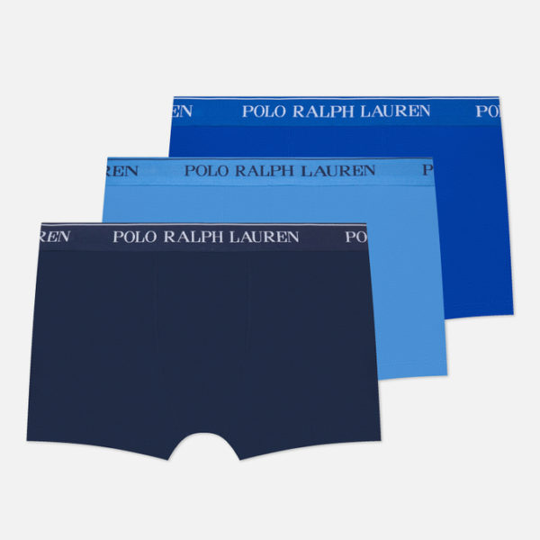 Комплект мужских трусов Polo Ralph Lauren BCI Cotton/Elastane Classic Trunk 3-Pack