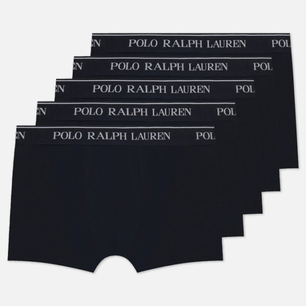 Комплект мужских трусов Polo Ralph Lauren Classic Stretch Cotton Trunk 5-Pack
