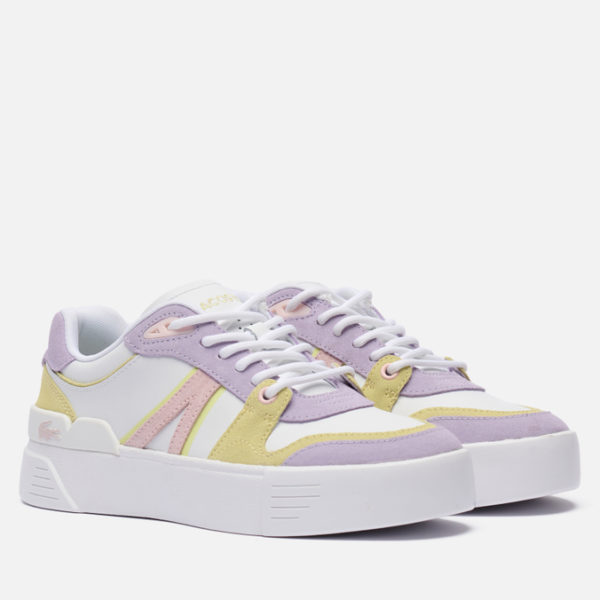 Женские кроссовки Lacoste L002 Evo Contrasted Leather