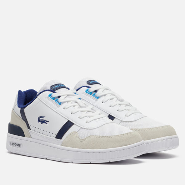 Мужские кроссовки Lacoste T-Clip Contrasted Leather