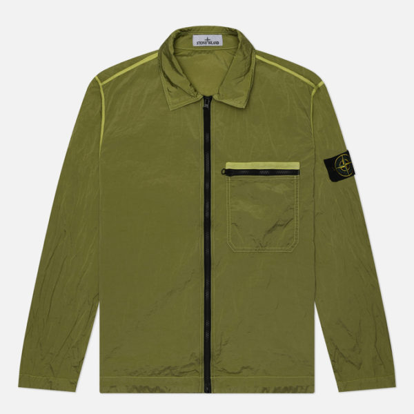 Мужская рубашка Stone Island Nylon Metal In Econyl Overshirt