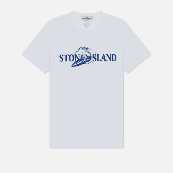Детская футболка Stone Island Junior Season 80 Surf One Print