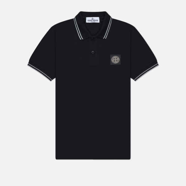 Детское поло Stone Island Junior Season 80 Compass Patch Logo