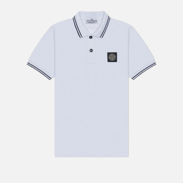 Детское поло Stone Island Junior Season 80 Compass Patch Logo