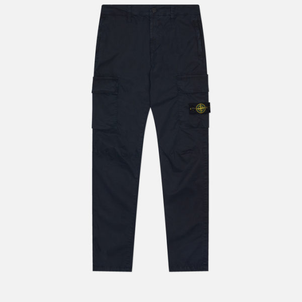 Детские брюки Stone Island Junior Season 80 Heavy Stretch Cotton Canvas Old Effect