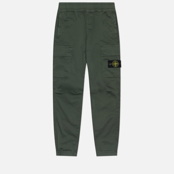 Детские брюки Stone Island Junior Season 80 Stretch Cotton Satin Cargo
