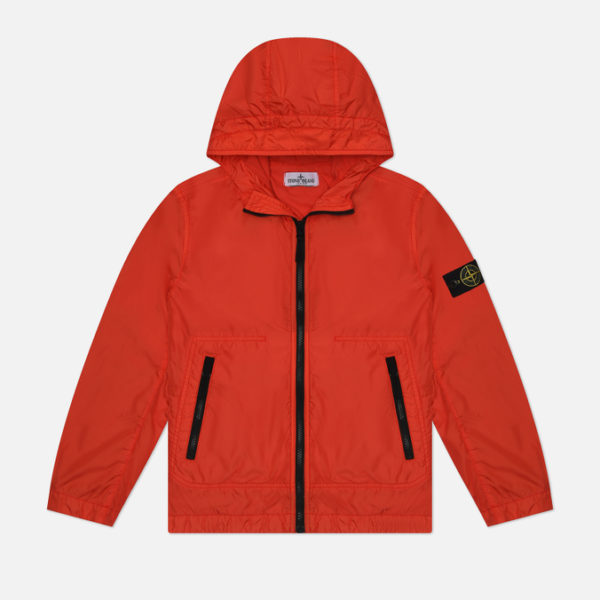 Детская куртка ветровка Stone Island Junior Season 80 Crinkle Reps