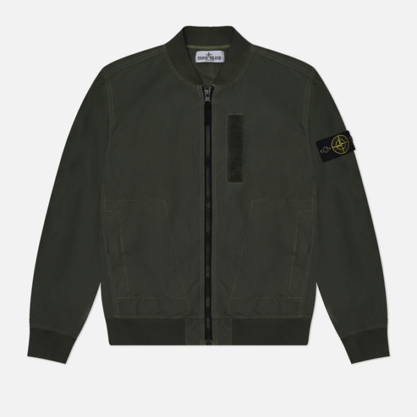 Детская куртка бомбер Stone Island Junior Season 80 Garment Dyed