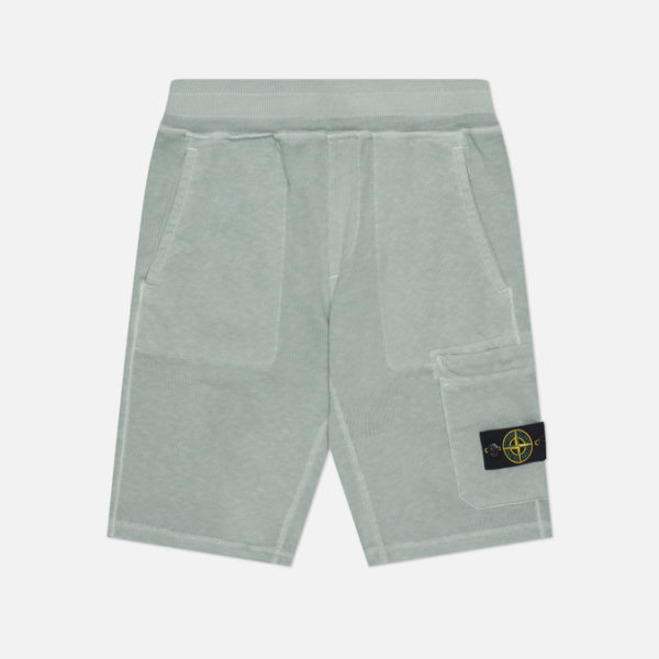 Детские шорты Stone Island Junior Season 80 Malfile Fleece Old Effect