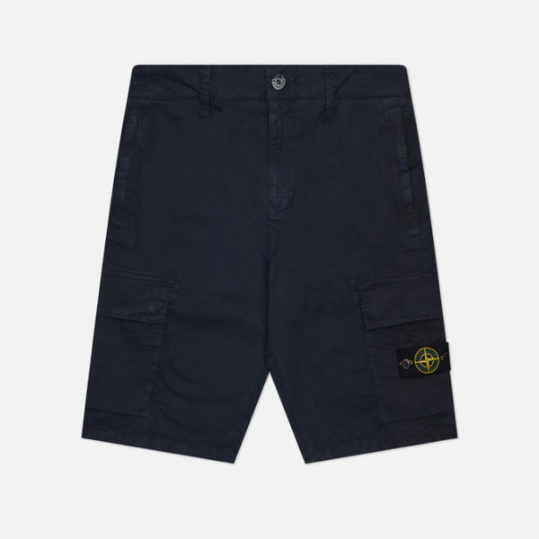Детские шорты Stone Island Junior Season 80 Heavy Stretch Cotton Canvas Old Effect