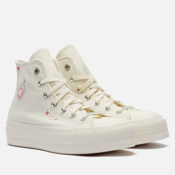 Женские кеды Converse Chuck Taylor All Star Lift Platform Y2K Heart