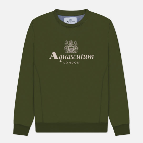 Мужская толстовка Aquascutum Active Big Logo Crew Neck