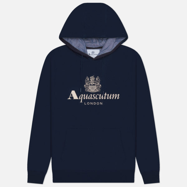 Мужская толстовка Aquascutum Active Big Logo Hoodie
