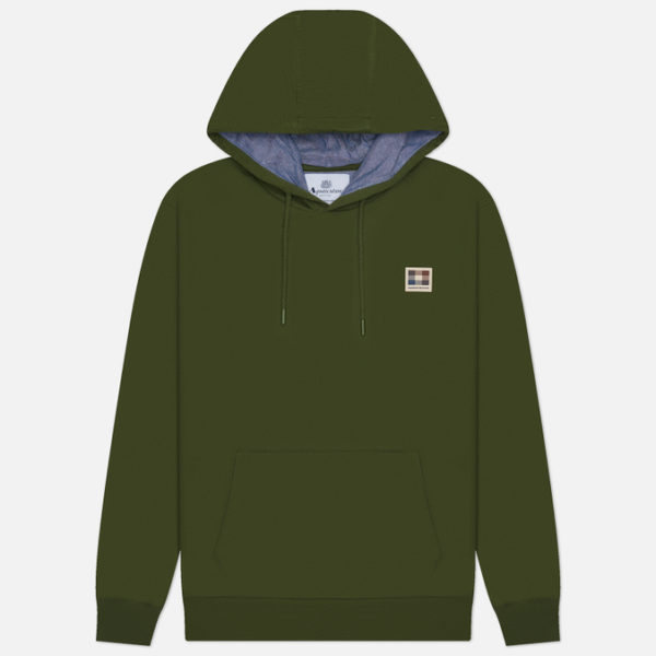 Мужская толстовка Aquascutum Active Club Check Patch Hoodie