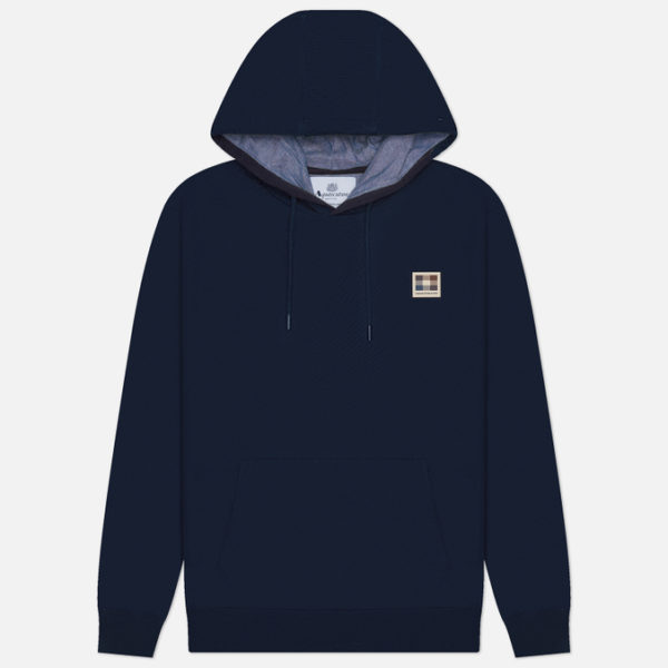 Мужская толстовка Aquascutum Active Club Check Patch Hoodie