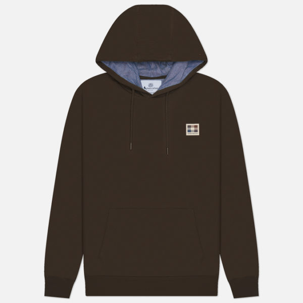 Мужская толстовка Aquascutum Active Club Check Patch Hoodie
