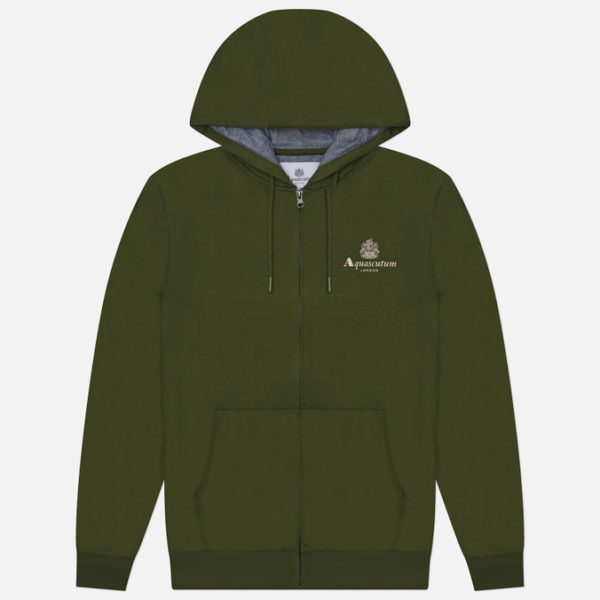 Мужская толстовка Aquascutum Active Small Logo Full Zip Hoodie