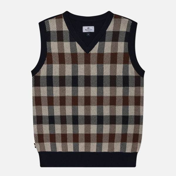 Мужской жилет Aquascutum Active Macro Check