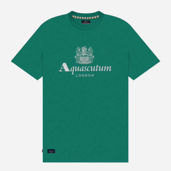 Мужская футболка Aquascutum Beach Basic Big Logo